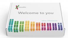 A 23andMe saliva collection kit