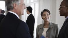 Executives conferring 