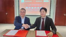 LADO and Neurophet officials pose after an MOU signing