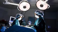 Doctors performing a surgical operation