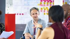 Business professionals in conference
